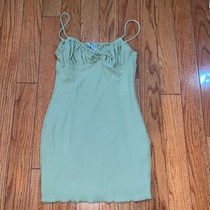 PRINCESS POLLY SAGE MINI DRESS